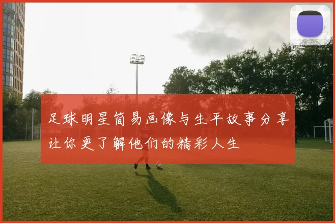足球明星简易画像与生平故事分享让你更了解他们的精彩人生
