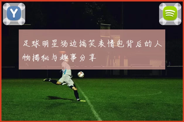 足球明星场边搞笑表情包背后的人物揭秘与趣事分享