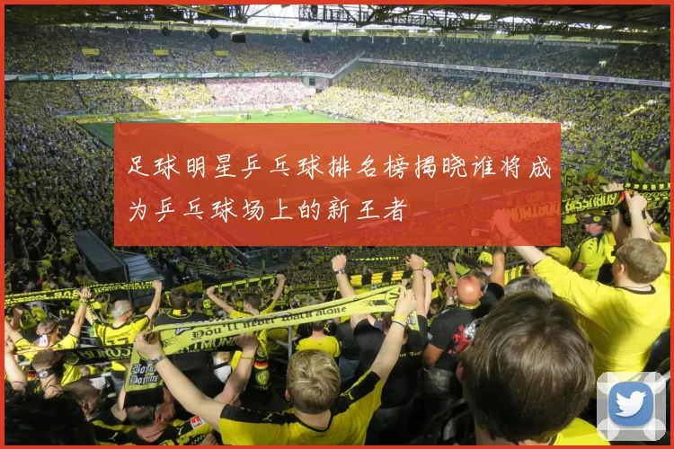 足球明星乒乓球排名榜揭晓谁将成为乒乓球场上的新王者