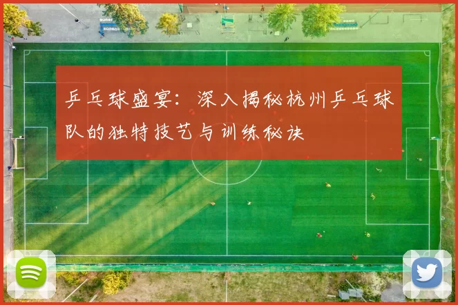 乒乓球盛宴：深入揭秘杭州乒乓球队的独特技艺与训练秘诀