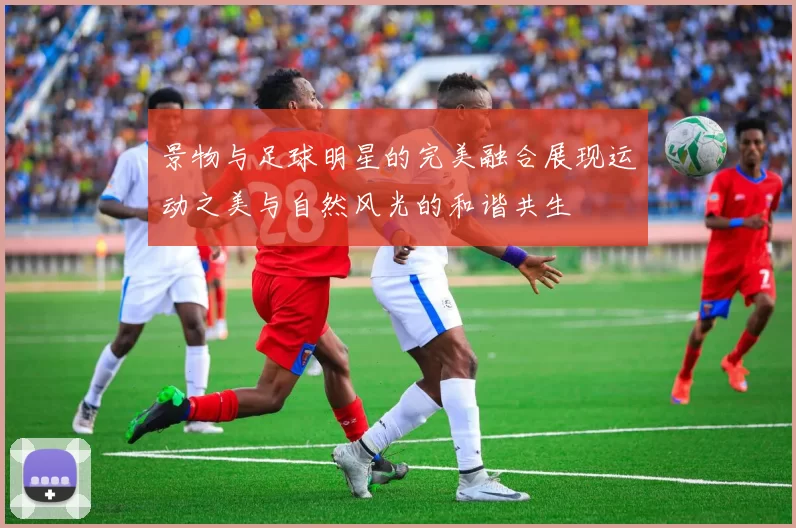 景物与足球明星的完美融合展现运动之美与自然风光的和谐共生